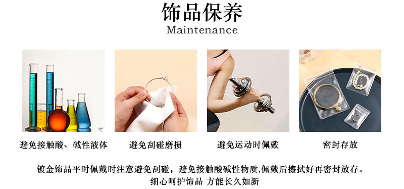 Single Diamond Ring Ear Clip Women's All-Match High-Grade Earrings Women