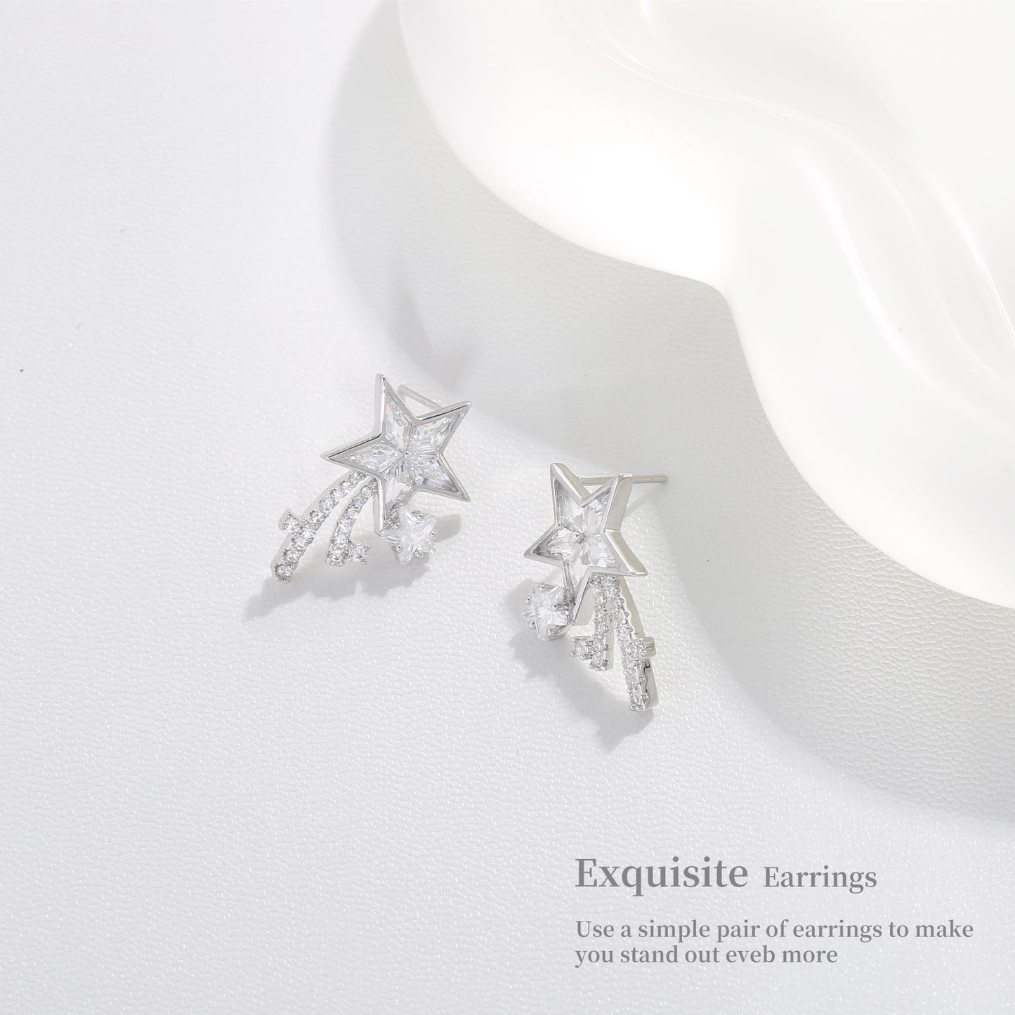 Meteor Earrings Advanced Sense Earrings Light Luxury