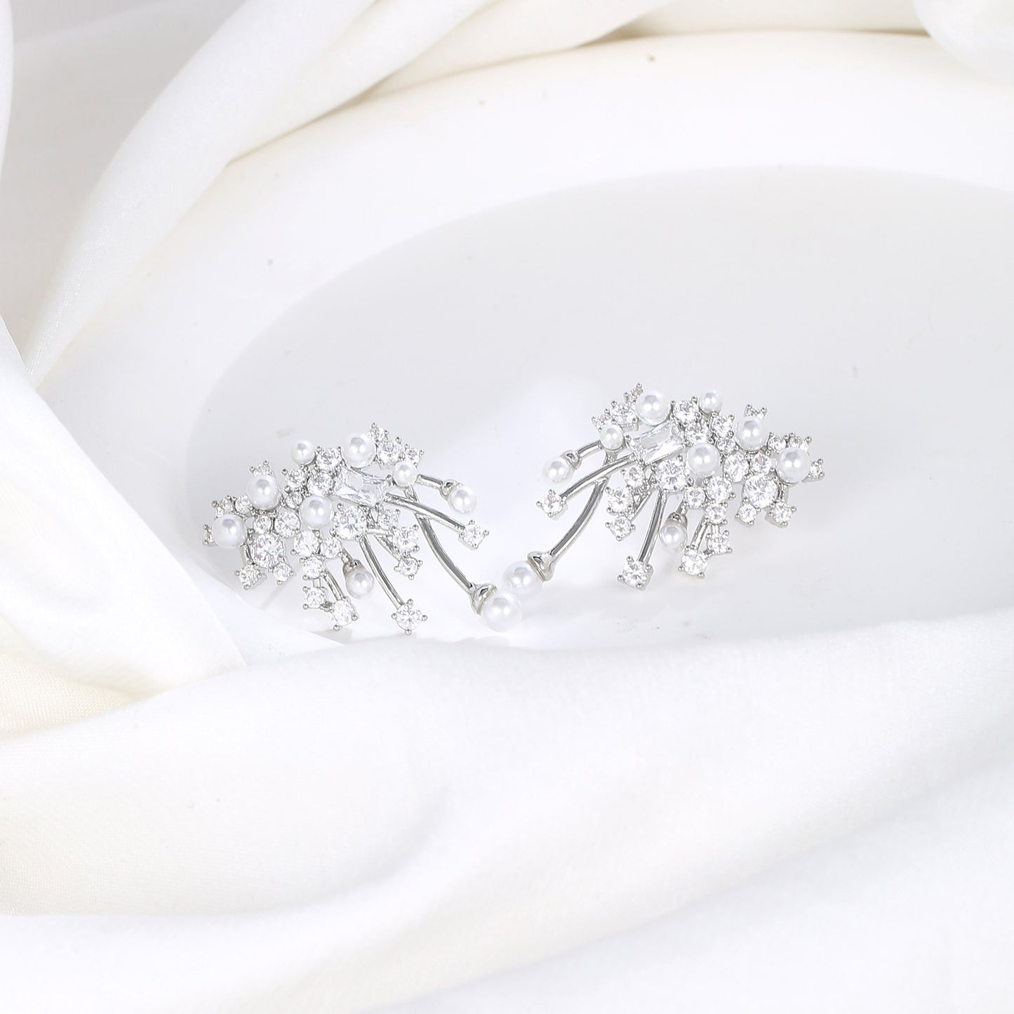 Night Sky Fireworks Earrings Light Luxury High-end Earrings