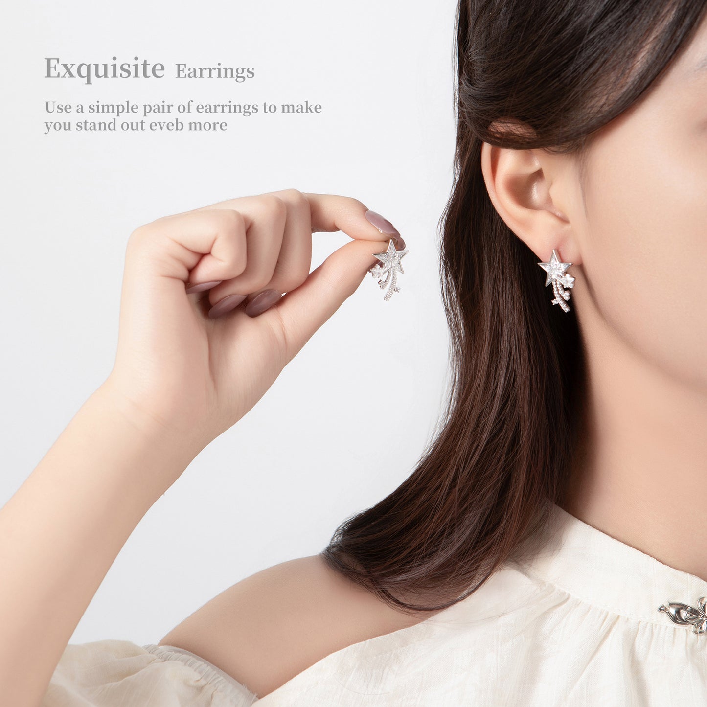 Meteor Earrings Advanced Sense Earrings Light Luxury