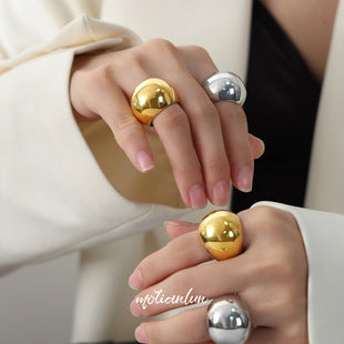 Europe and America ins Fashionable Versatile Cross Glossy Open Bracelet Titanium Steel Plated18K Genuine Gold Bracelet Jewelry Z195