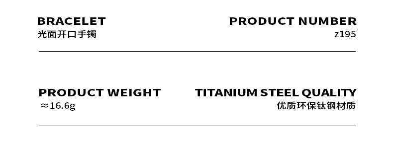 Europe and America ins Fashionable Versatile Cross Glossy Open Bracelet Titanium Steel Plated18K Genuine Gold Bracelet Jewelry Z195